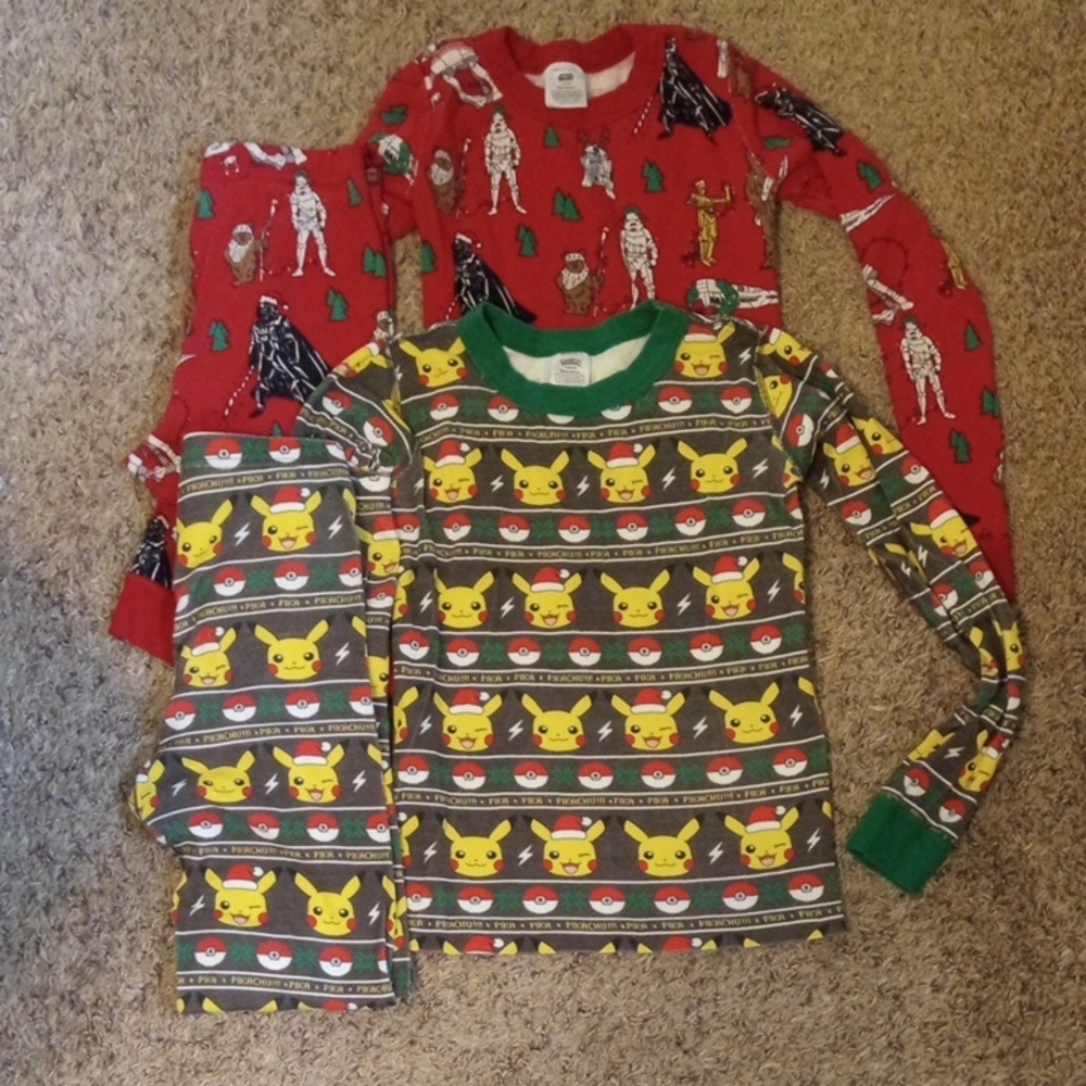 Hanna Andersson Star Wars and Pikachu Pajama Sets